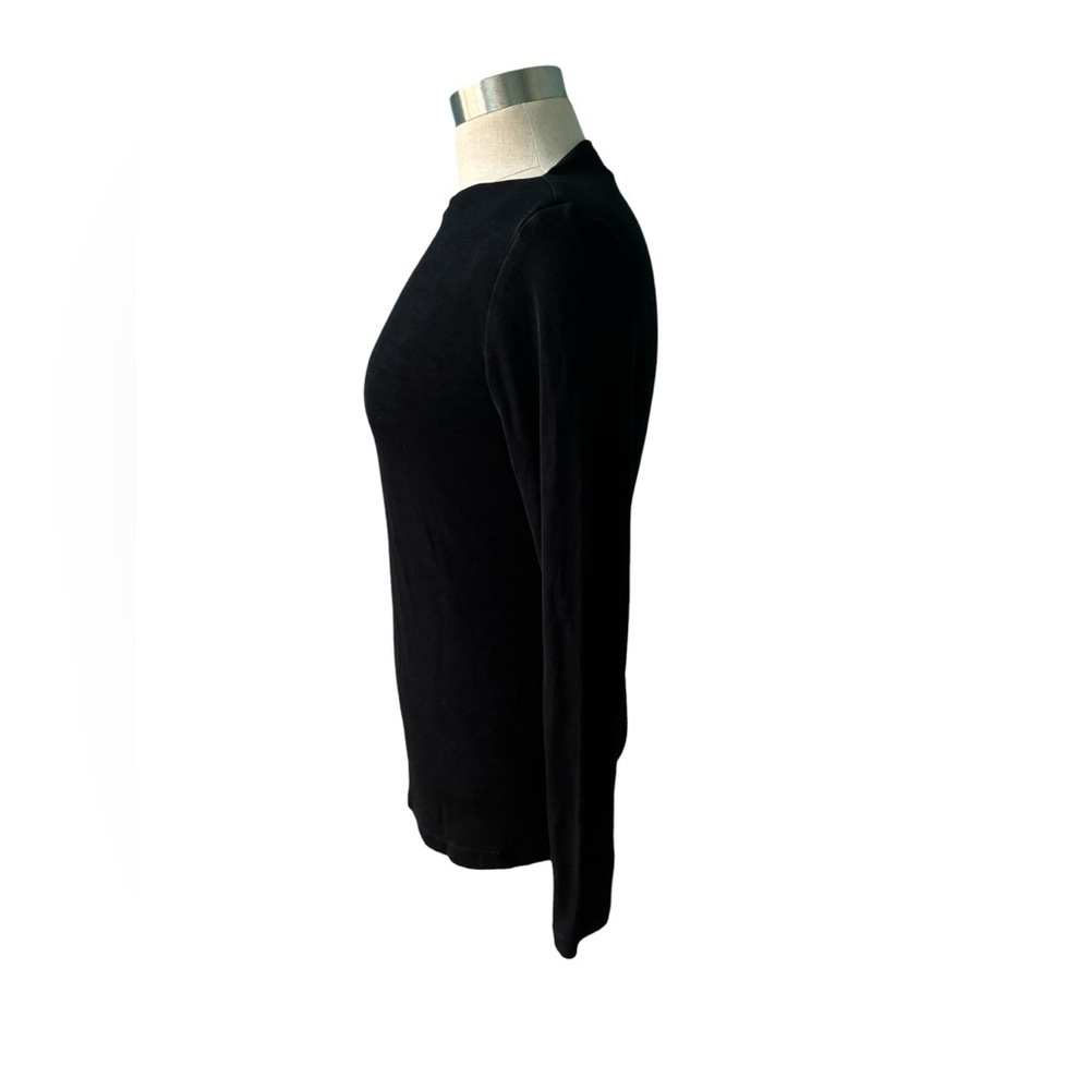 Coldwater Creek Black Long Sleeve Top - Picture 3 of 6